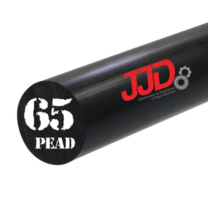 Tarugo PE 300 Pead Preto 65mmx1000mm