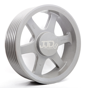 Polia de Ferro Fundido 400mm 6 Canais Perfil B