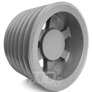 Polia De Ferro Fundido 280mm 6 Canais Perfil C