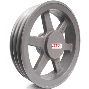 Polia De Ferro Fundido 350mm 3 Canais Perfil C