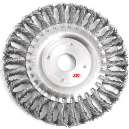 Escova Aço Carbono Circular Fio Torcido 150mm Furo 22,2mm - Mtx