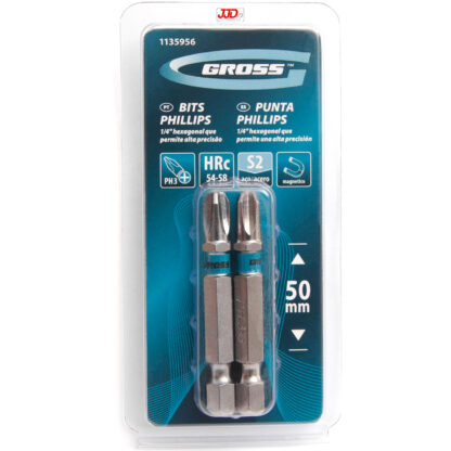 Jogo de Bits PH3 x 50mm 2pçs - Gross