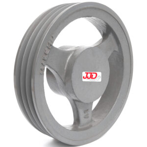 Polia de Ferro Fundido 220mm 3 Canais Perfil 3V
