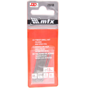 Broca de Aço Rapido P/ Metal 1,50mm - MTX