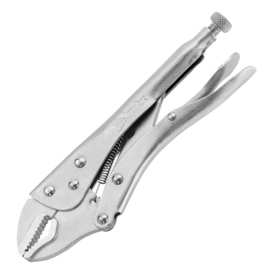 Alicate Pressão 10" 250mm Mordente Curvo Reto Mtx