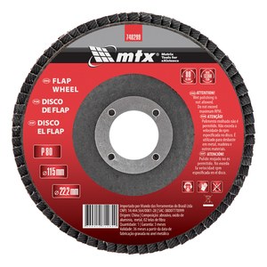 Disco Flap Reto G80 115x22mm Mtx