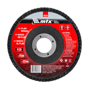 Disco Flap Reto G120 115x22mm Mtx