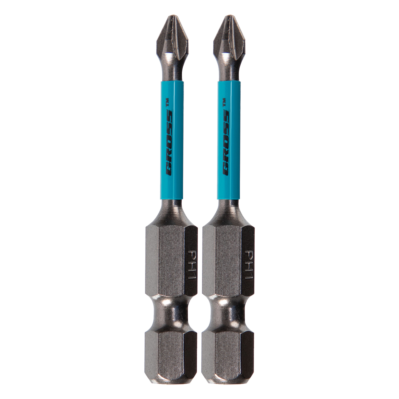 Bits de Torcao PH1x50mm p/ Ferramenta Impacto 2 Pçs Gross
