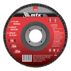 Disco Flap Reto G60 115x22mm Mtx