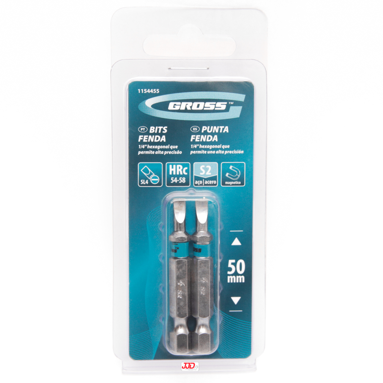 Jogo de Bits Sl4x50mm 2 Pçs Gross