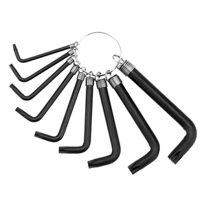 Jogo de Chave Torx Curta T10-T50 9pçs Mtx