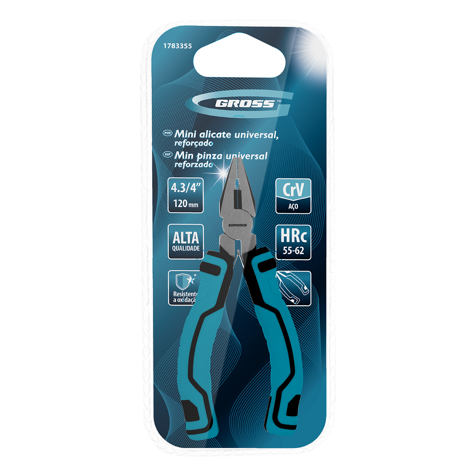 Mini Alicate Universal Ref Fosfat 4.3/4" 120mm Gross - Imagem 6
