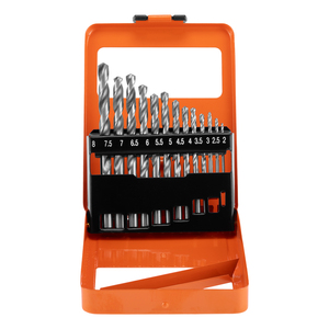 Jogo De Brocas Para Metal 2-8mm 0,5mm Hss 13 Pçs Sparta