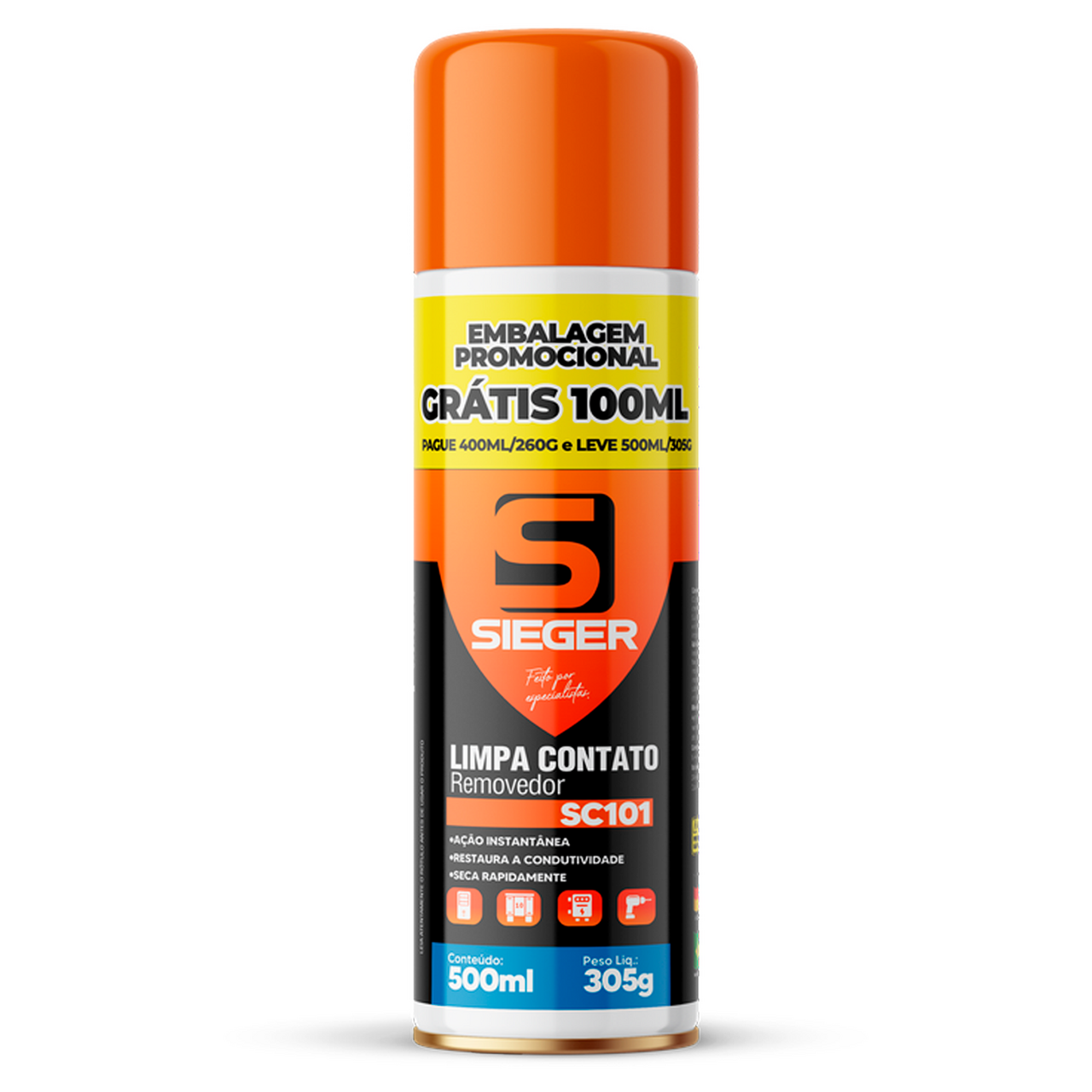 Limpa Contato SC101 12x500ml/305g - Sieger